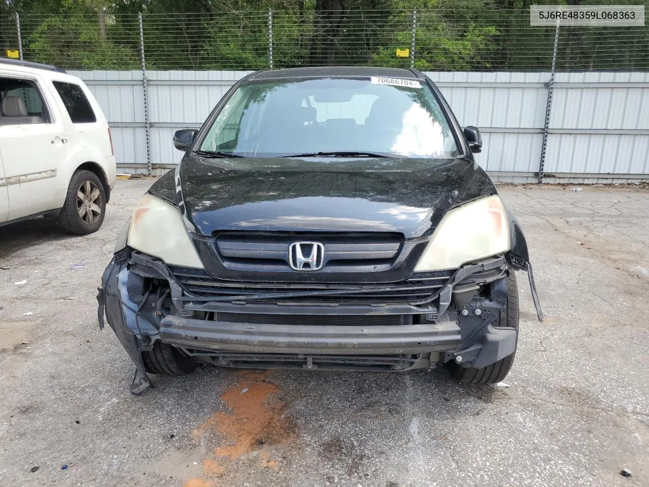 2009 Honda Cr-V Lx VIN: 5J6RE48359L068363 Lot: 70686704