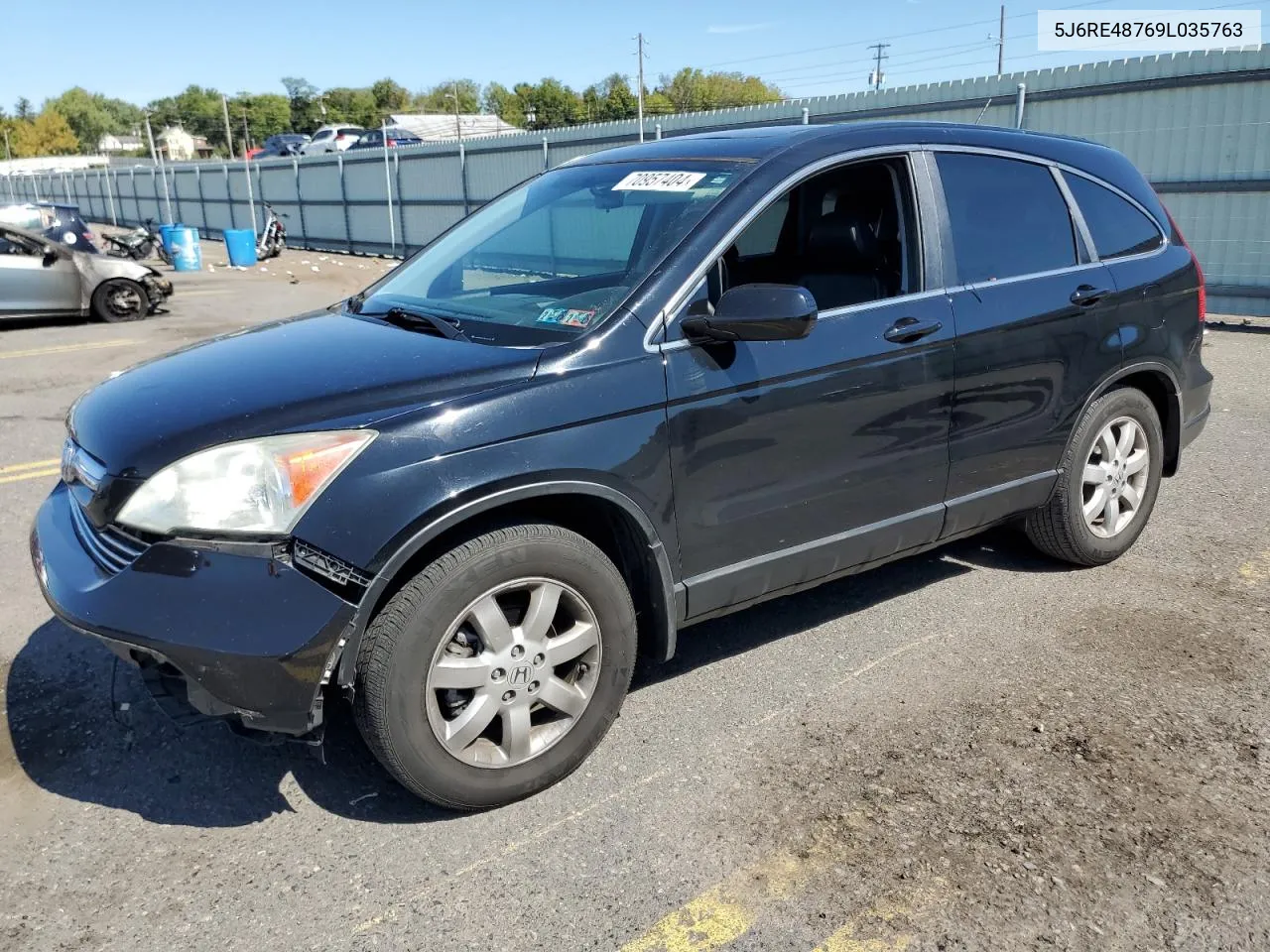 5J6RE48769L035763 2009 Honda Cr-V Exl