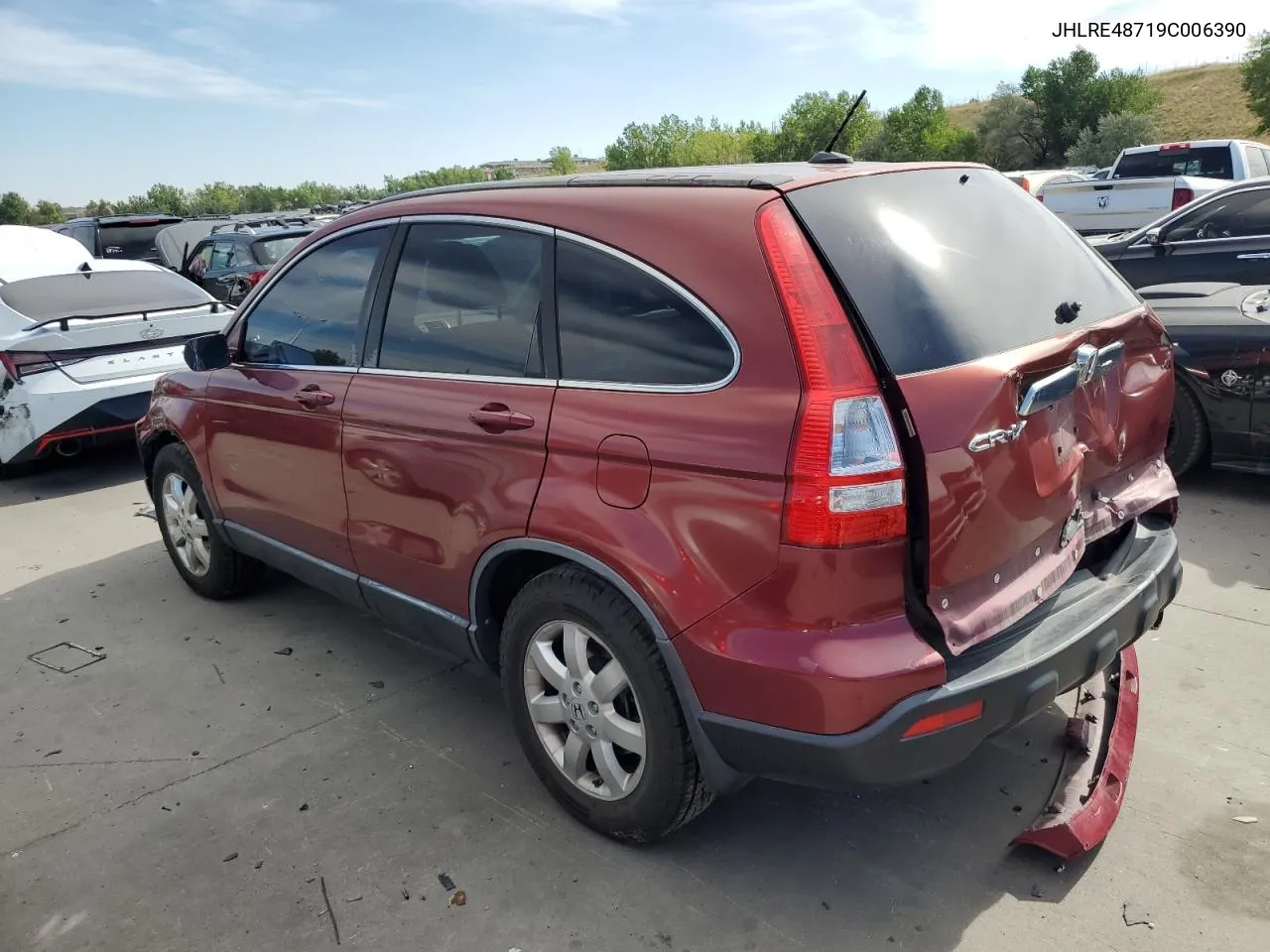 JHLRE48719C006390 2009 Honda Cr-V Exl