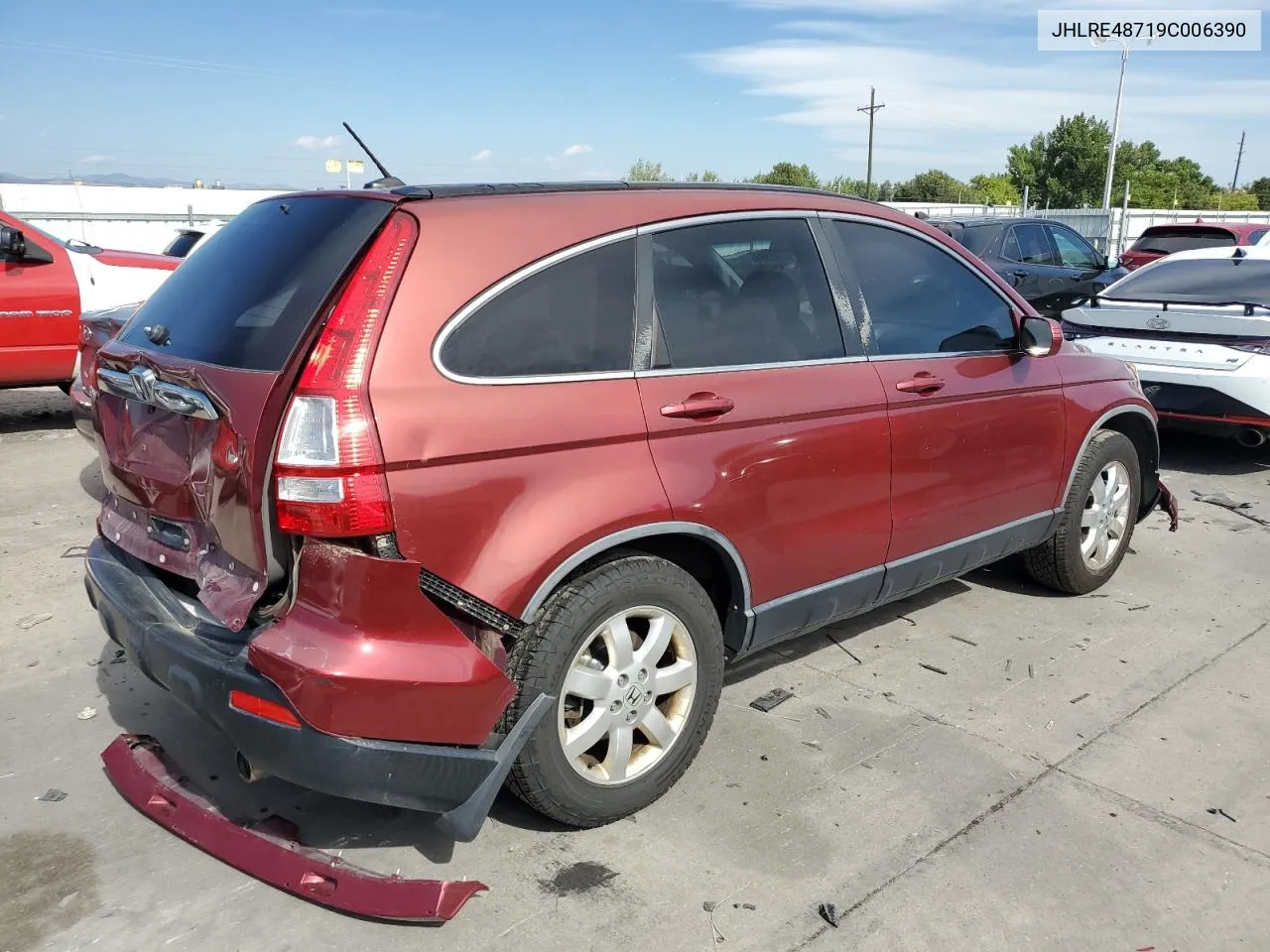 JHLRE48719C006390 2009 Honda Cr-V Exl