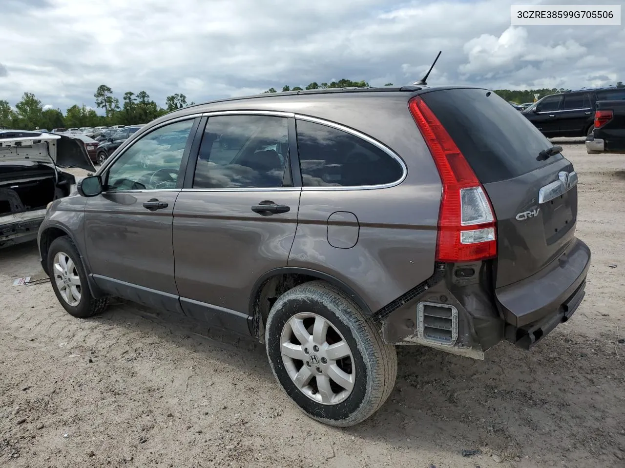 3CZRE38599G705506 2009 Honda Cr-V Ex