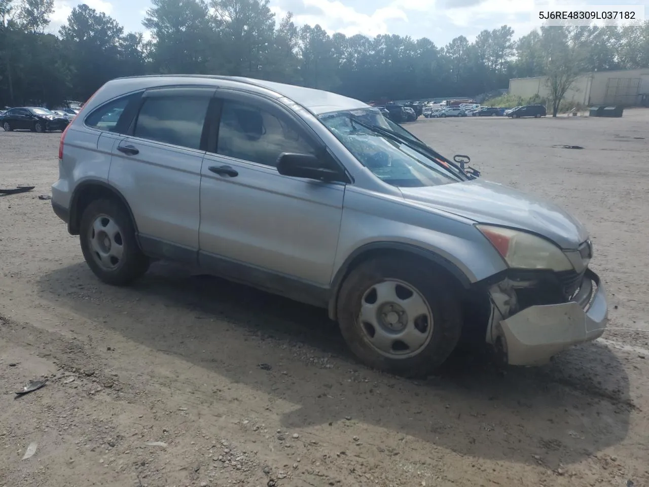 2009 Honda Cr-V Lx VIN: 5J6RE48309L037182 Lot: 71401774