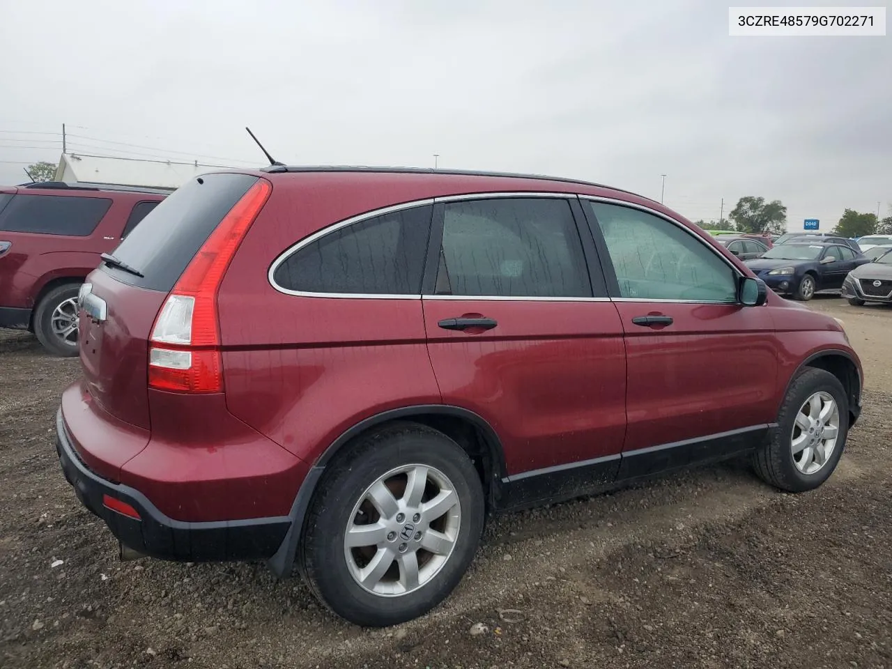 2009 Honda Cr-V Ex VIN: 3CZRE48579G702271 Lot: 71415744