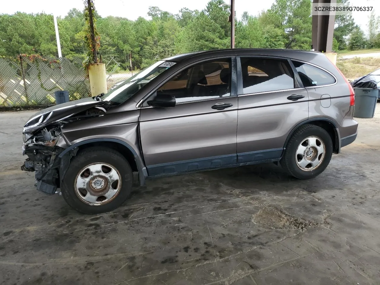 3CZRE38389G706337 2009 Honda Cr-V Lx