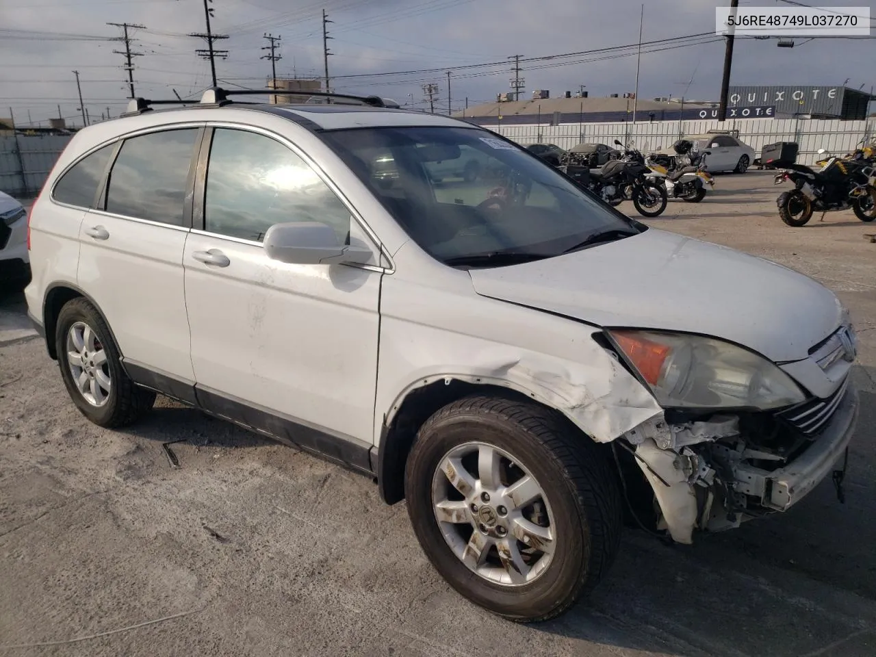 5J6RE48749L037270 2009 Honda Cr-V Exl