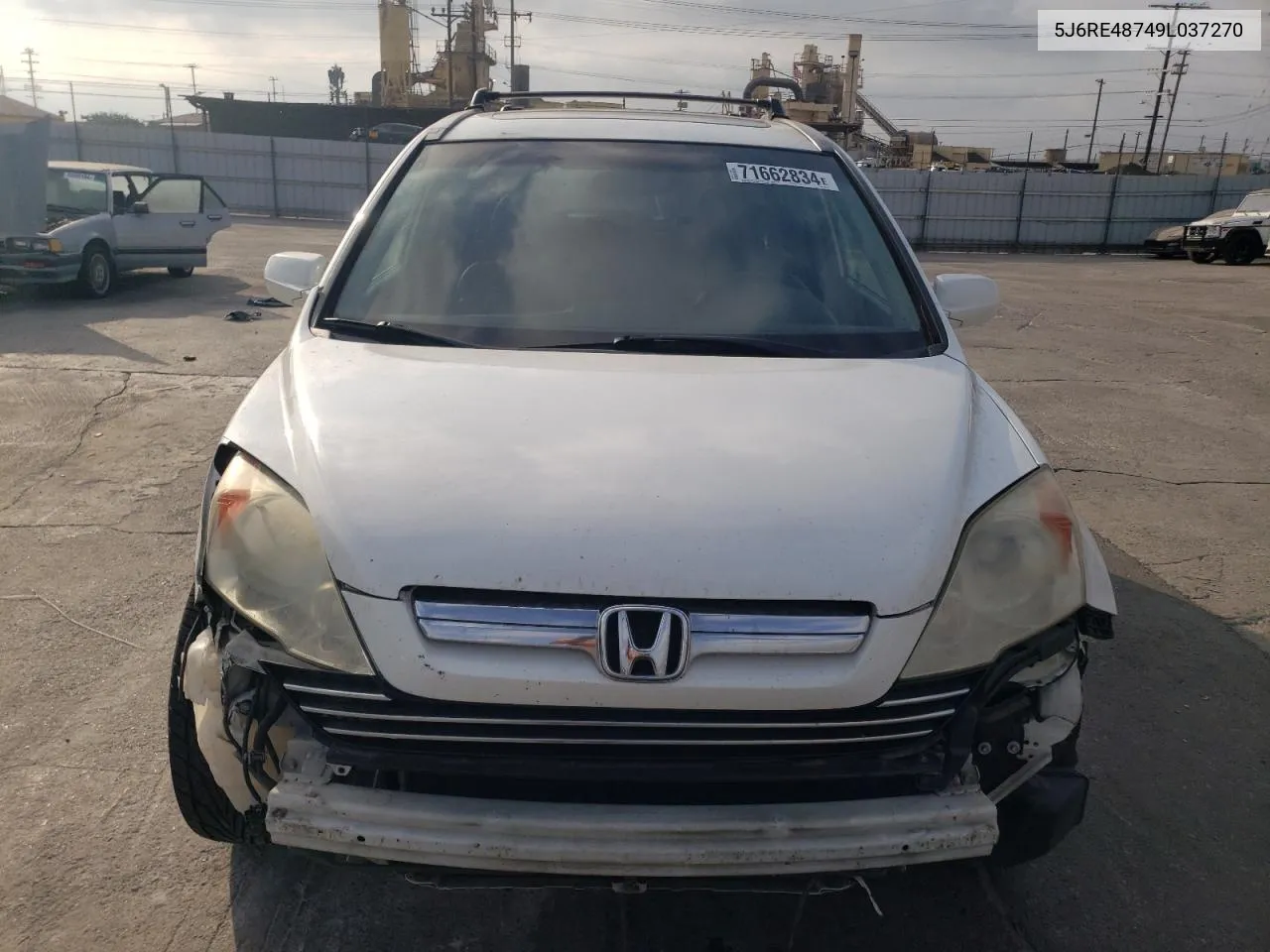 2009 Honda Cr-V Exl VIN: 5J6RE48749L037270 Lot: 71662834