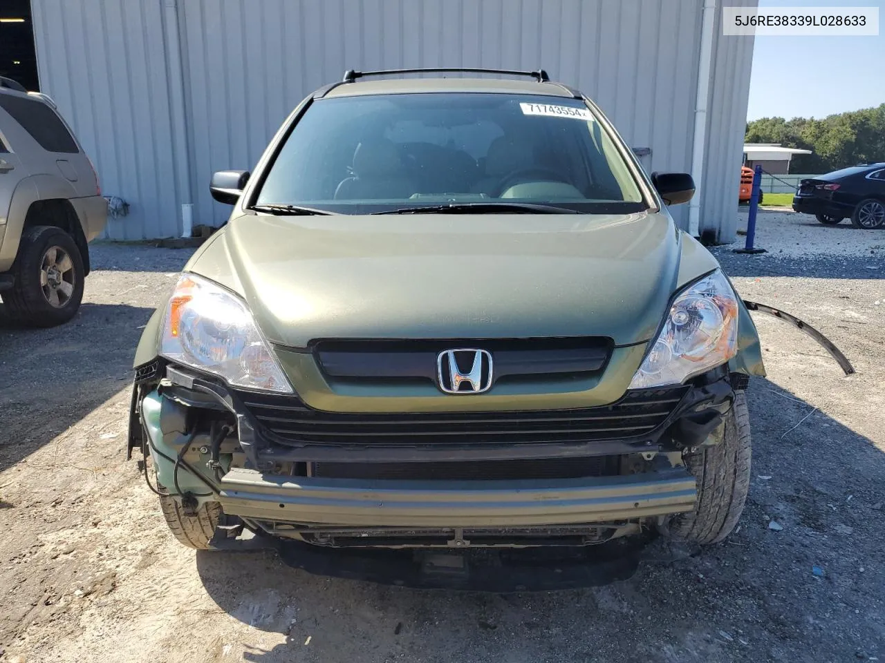 2009 Honda Cr-V Lx VIN: 5J6RE38339L028633 Lot: 71743554