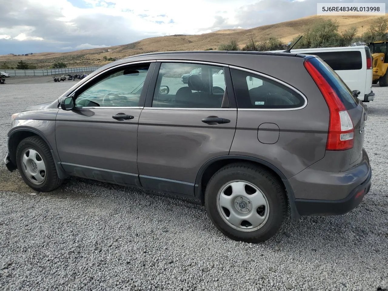 2009 Honda Cr-V Lx VIN: 5J6RE48349L013998 Lot: 71763964