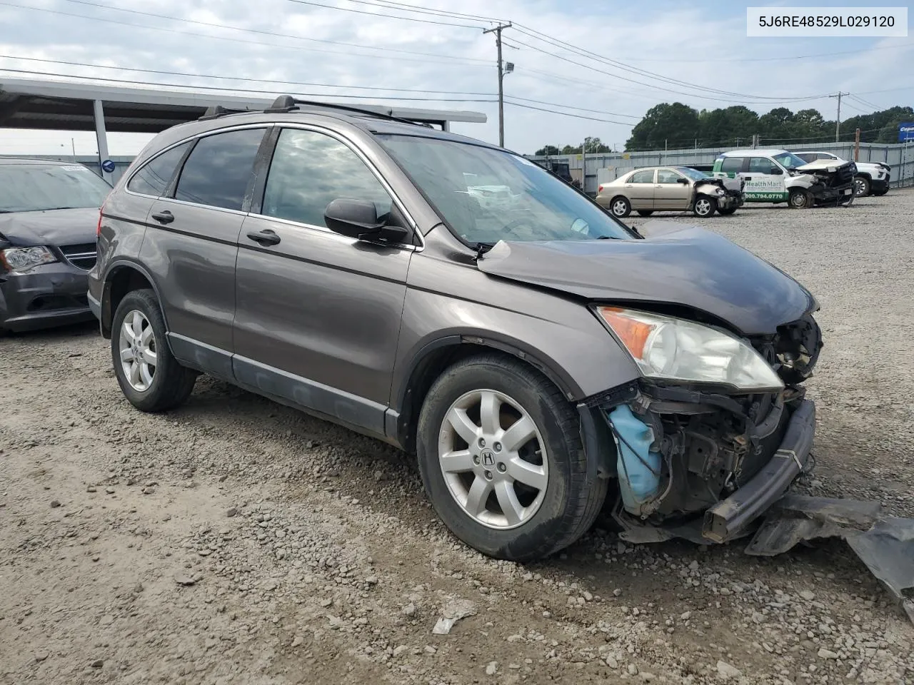 5J6RE48529L029120 2009 Honda Cr-V Ex