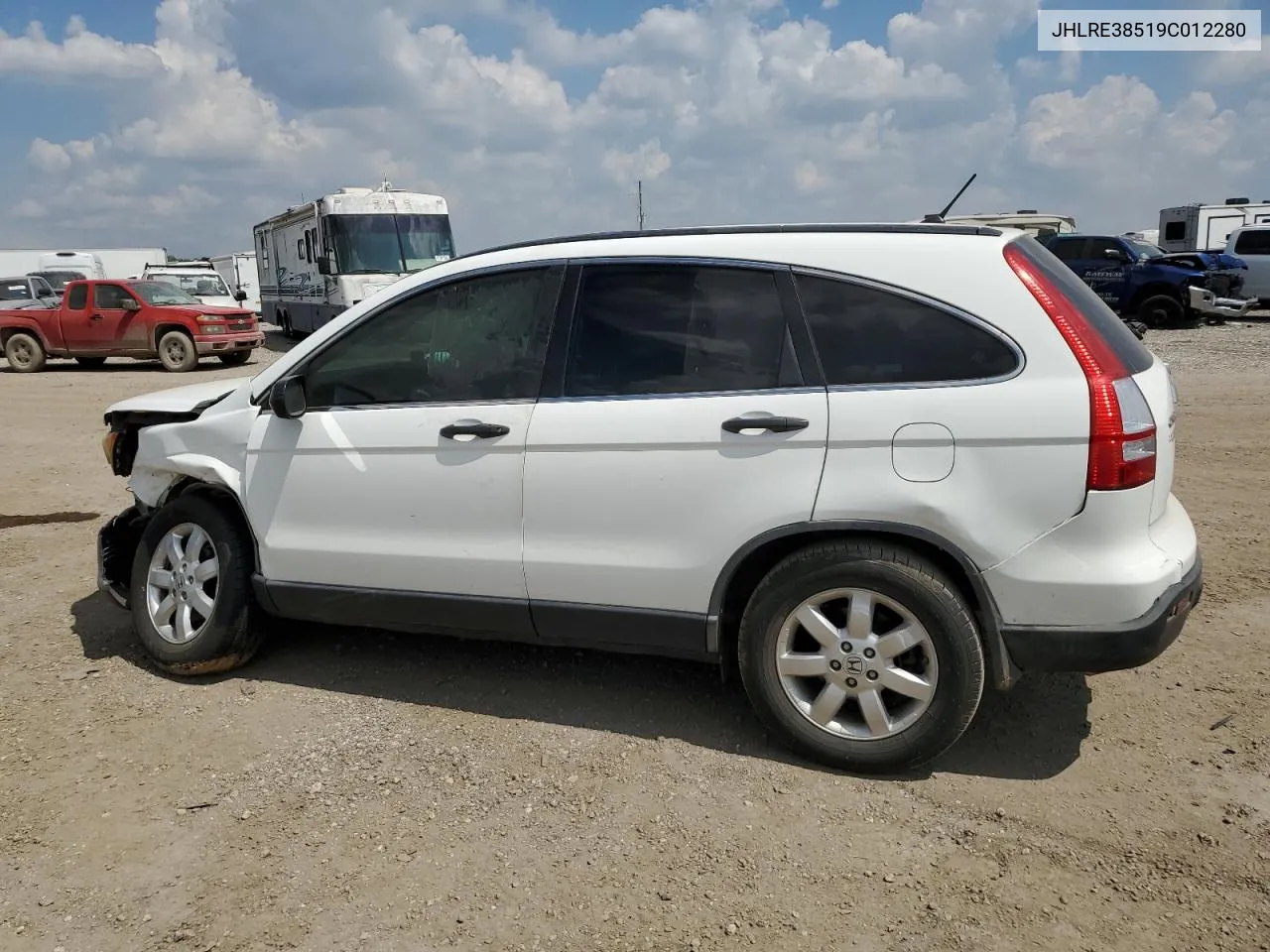 JHLRE38519C012280 2009 Honda Cr-V Ex