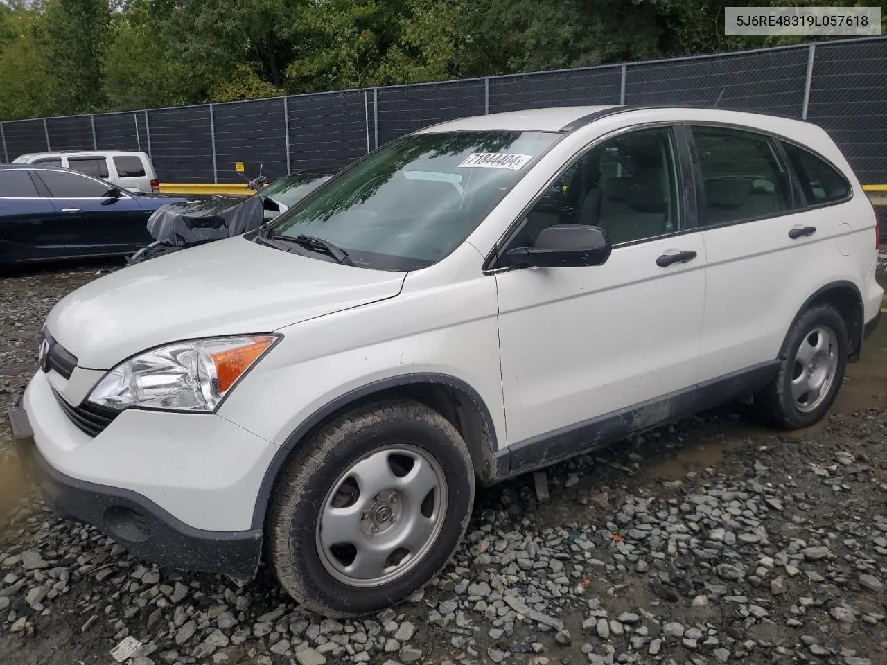 2009 Honda Cr-V Lx VIN: 5J6RE48319L057618 Lot: 71844404