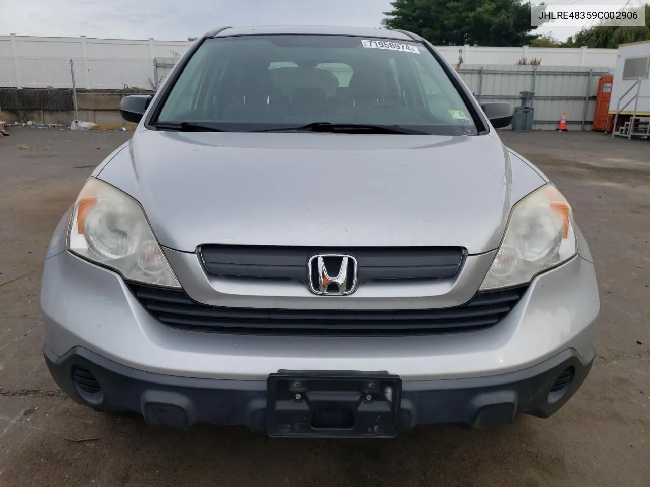 JHLRE48359C002906 2009 Honda Cr-V Lx