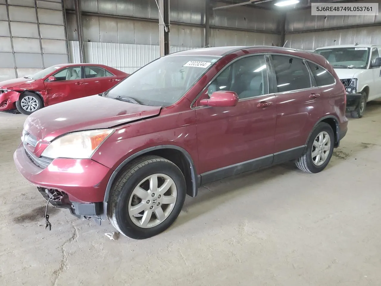 2009 Honda Cr-V Exl VIN: 5J6RE48749L053761 Lot: 72023244