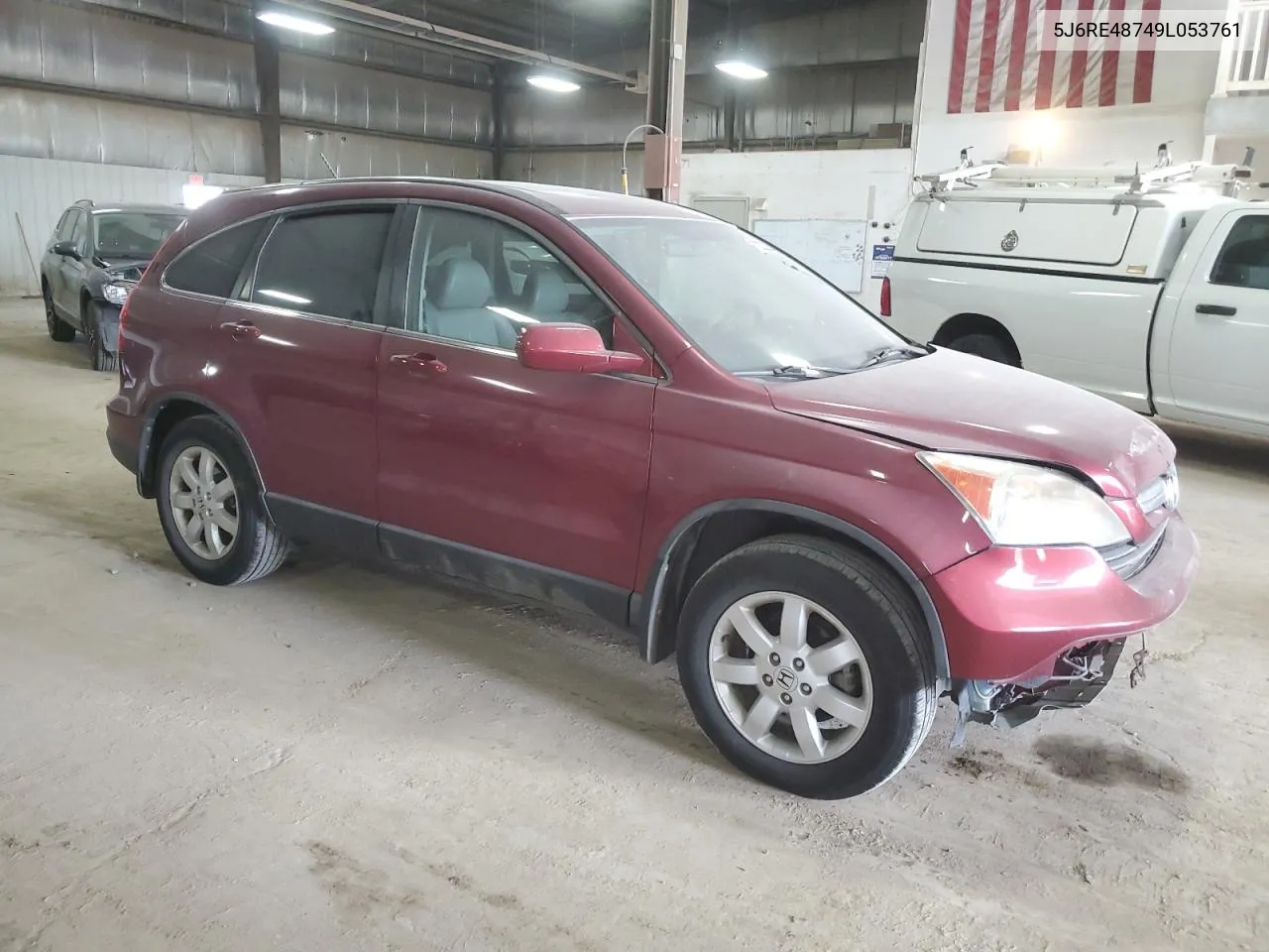 2009 Honda Cr-V Exl VIN: 5J6RE48749L053761 Lot: 72023244