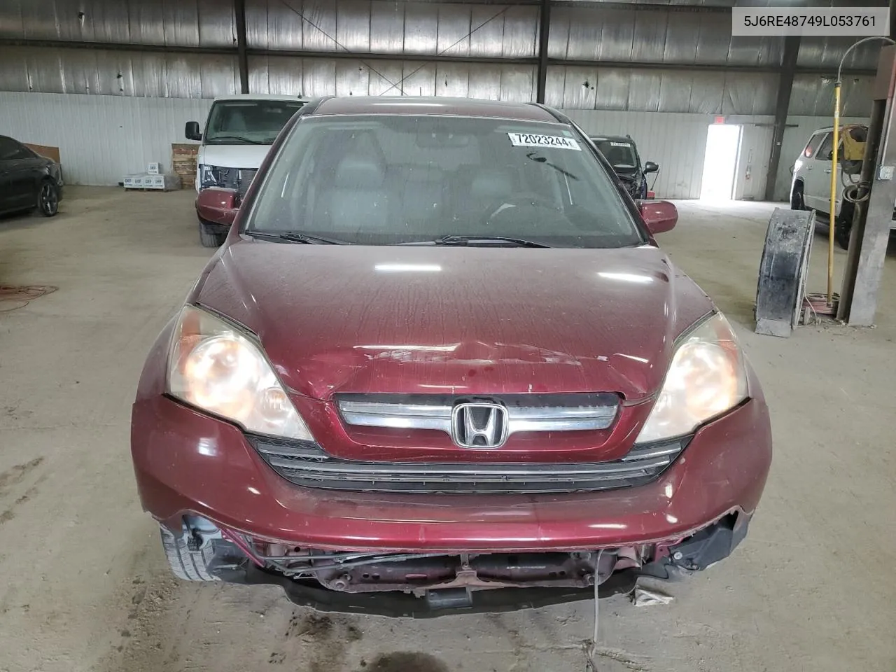 2009 Honda Cr-V Exl VIN: 5J6RE48749L053761 Lot: 72023244