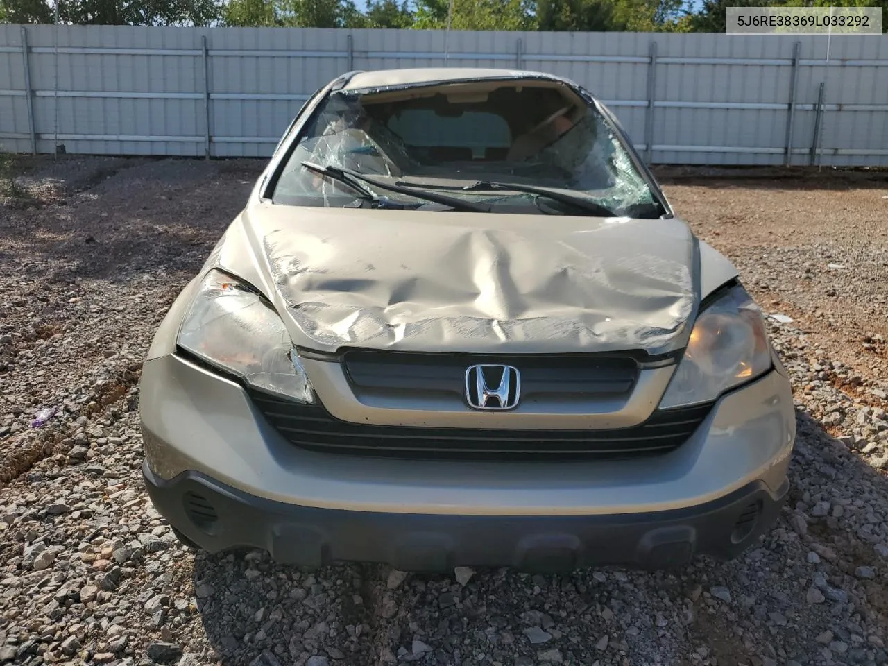 2009 Honda Cr-V Lx VIN: 5J6RE38369L033292 Lot: 72174464