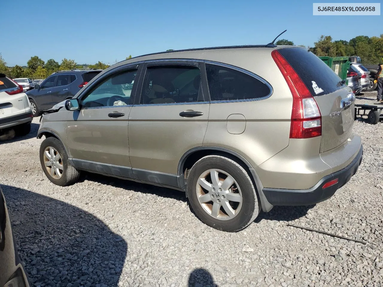 5J6RE485X9L006958 2009 Honda Cr-V Ex