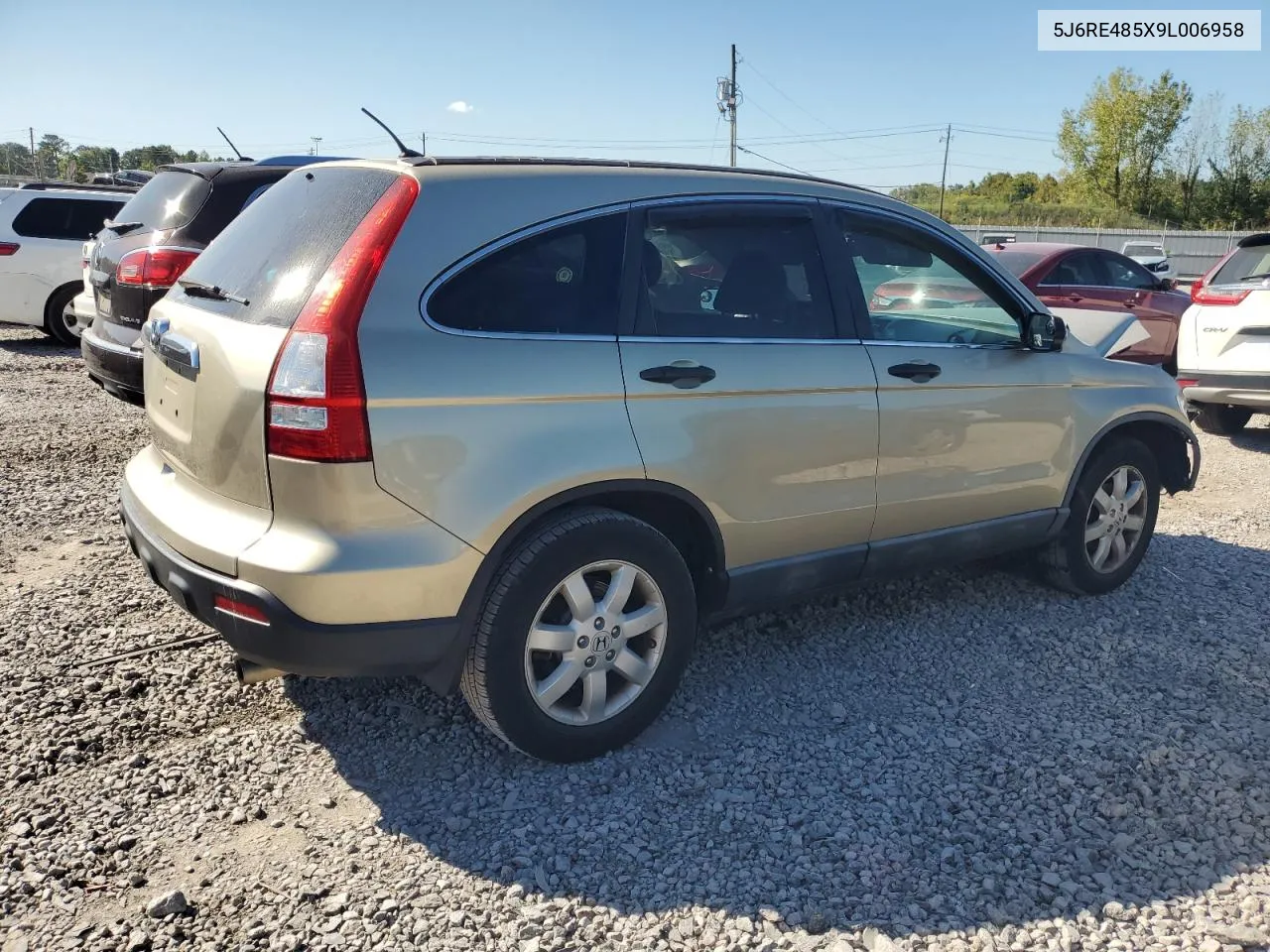 5J6RE485X9L006958 2009 Honda Cr-V Ex