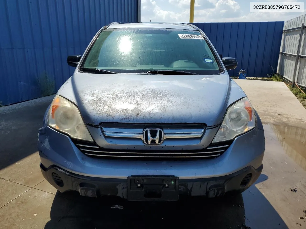 2009 Honda Cr-V Ex VIN: 3CZRE38579G705472 Lot: 72513694