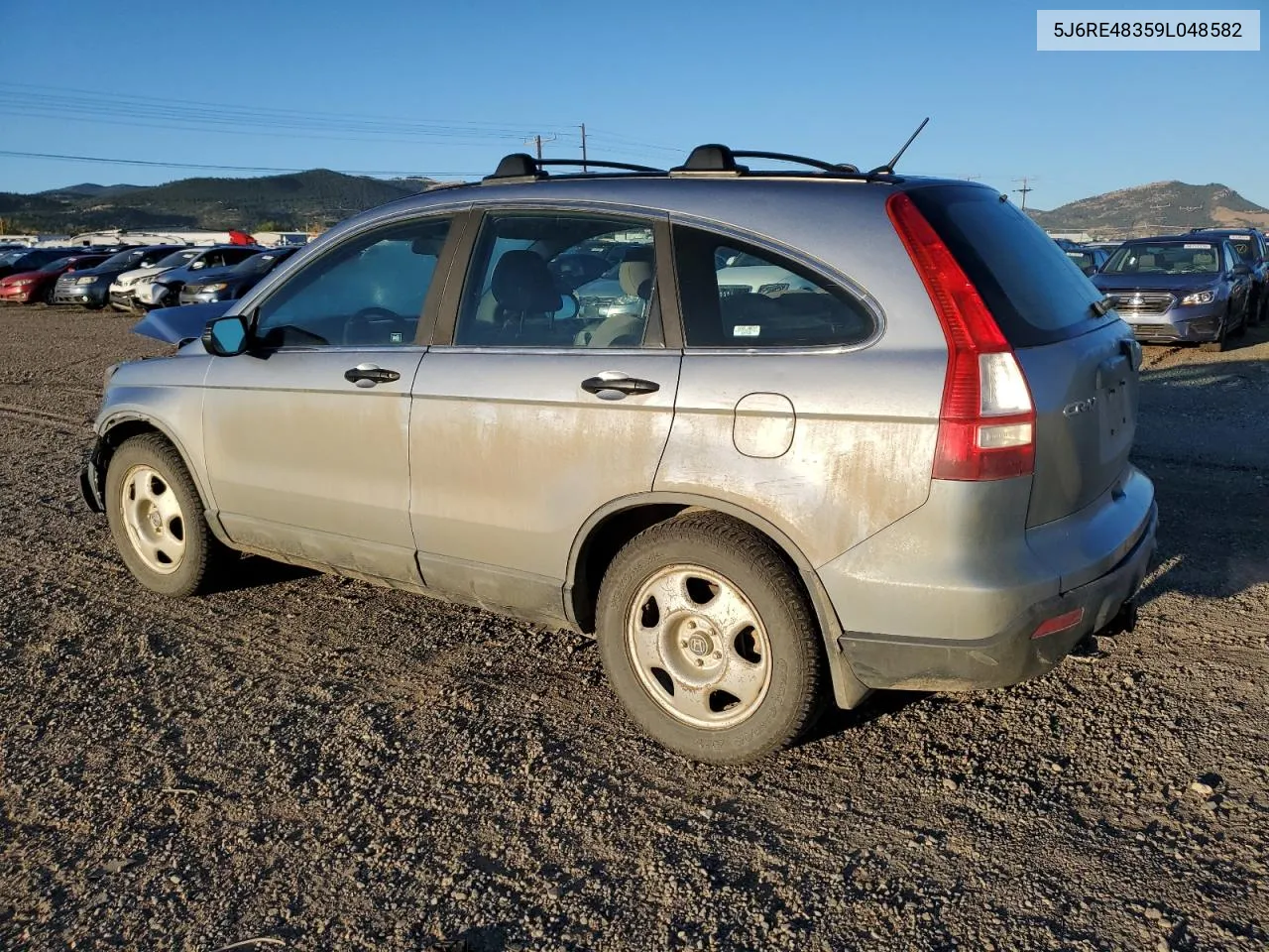 2009 Honda Cr-V Lx VIN: 5J6RE48359L048582 Lot: 72818074