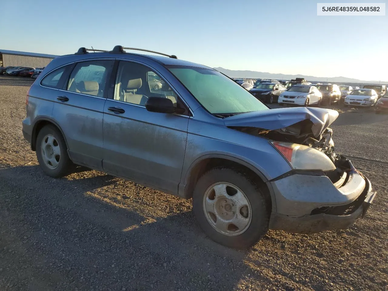 5J6RE48359L048582 2009 Honda Cr-V Lx