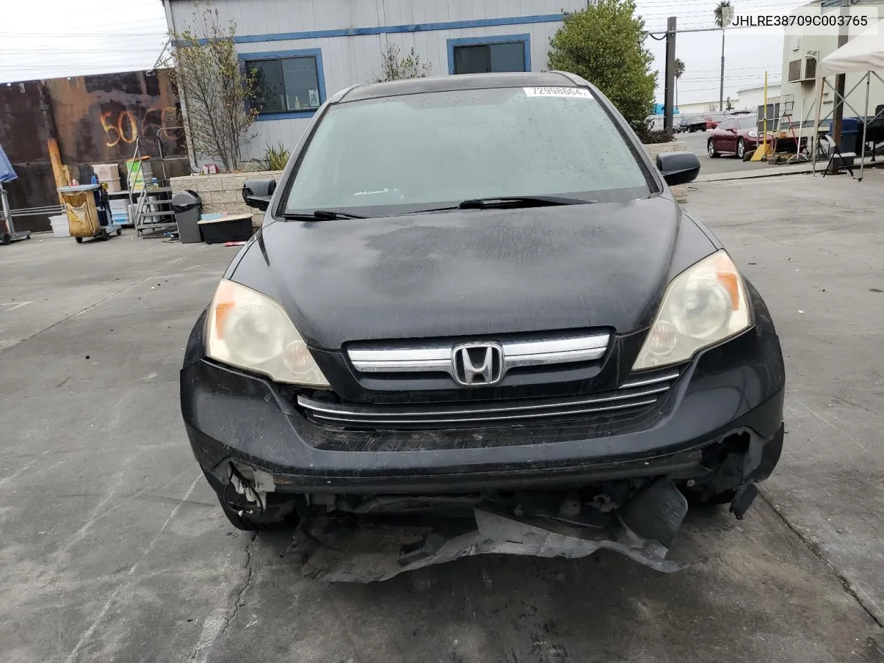 2009 Honda Cr-V Exl VIN: JHLRE38709C003765 Lot: 72998664