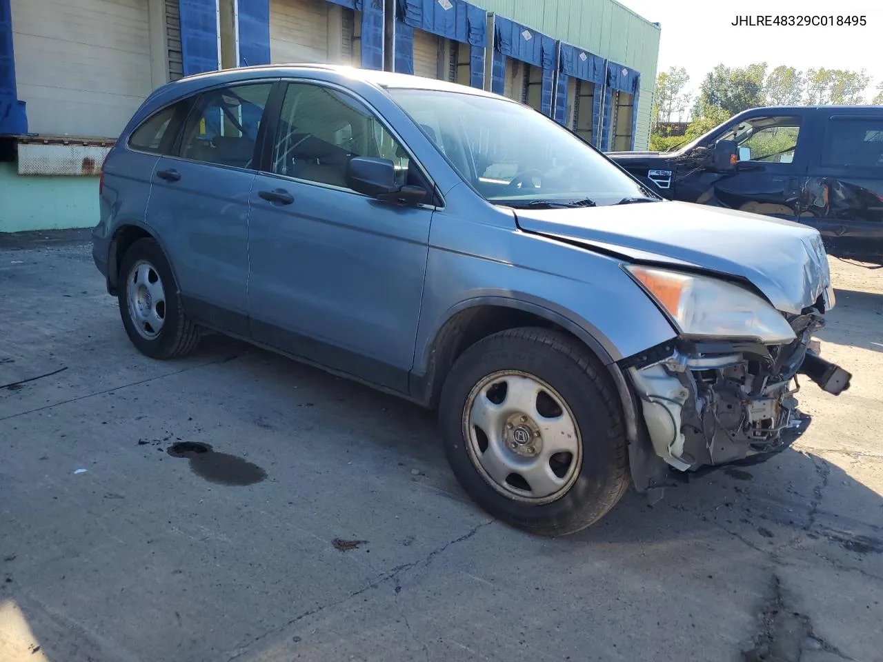 JHLRE48329C018495 2009 Honda Cr-V Lx