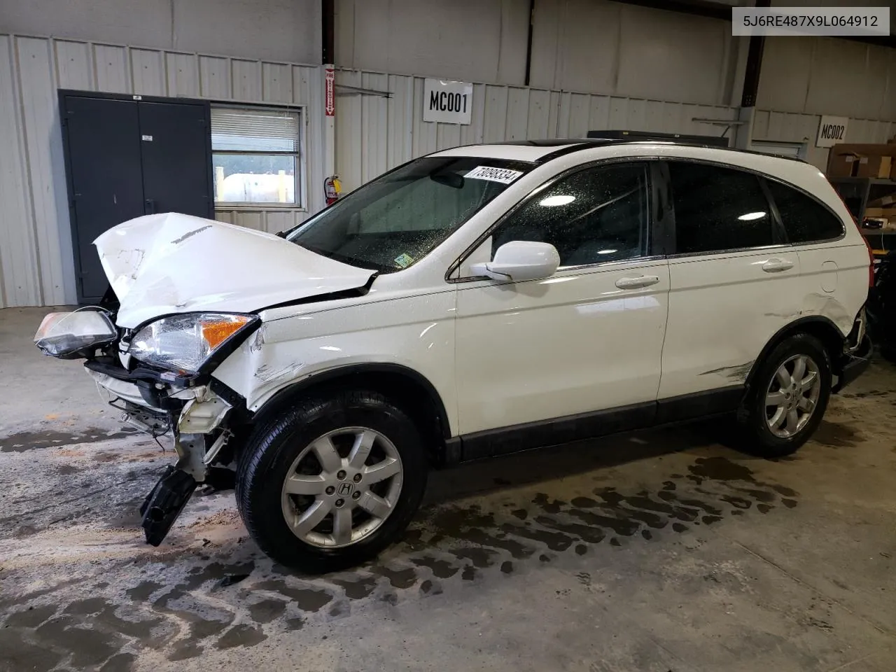 2009 Honda Cr-V Exl VIN: 5J6RE487X9L064912 Lot: 73098334