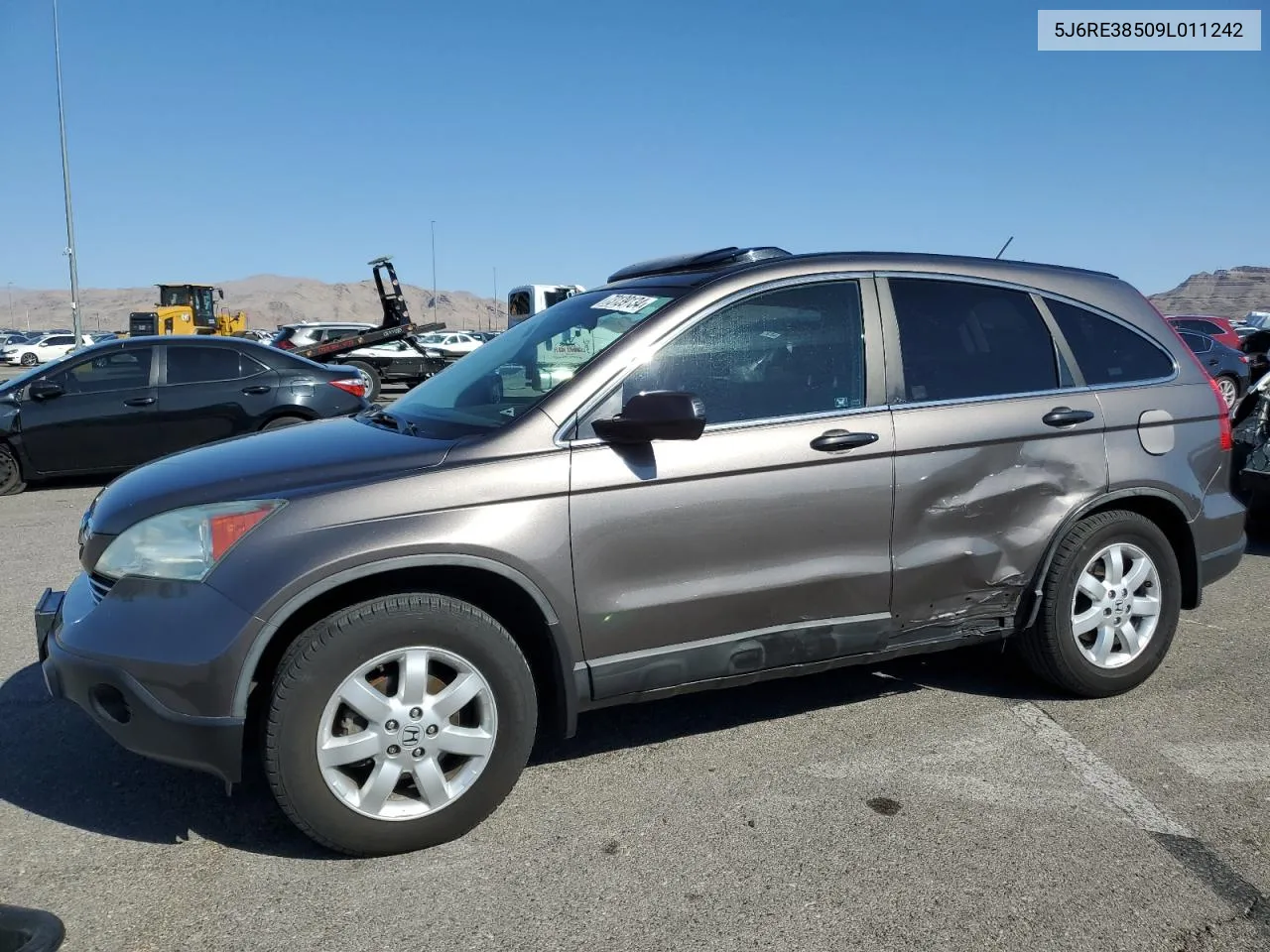 2009 Honda Cr-V Ex VIN: 5J6RE38509L011242 Lot: 73139134