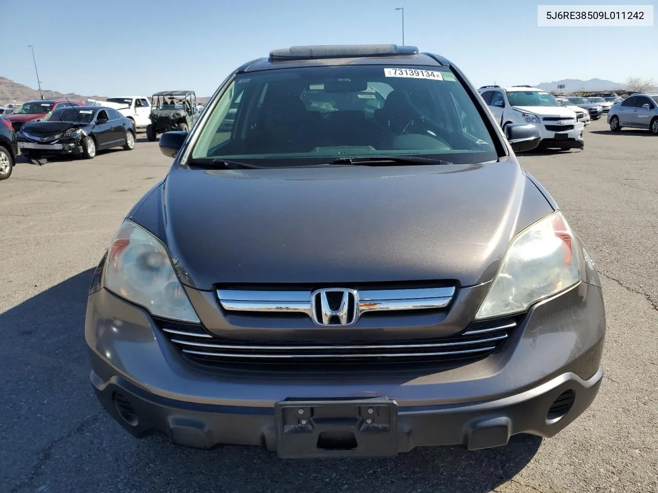 2009 Honda Cr-V Ex VIN: 5J6RE38509L011242 Lot: 73139134