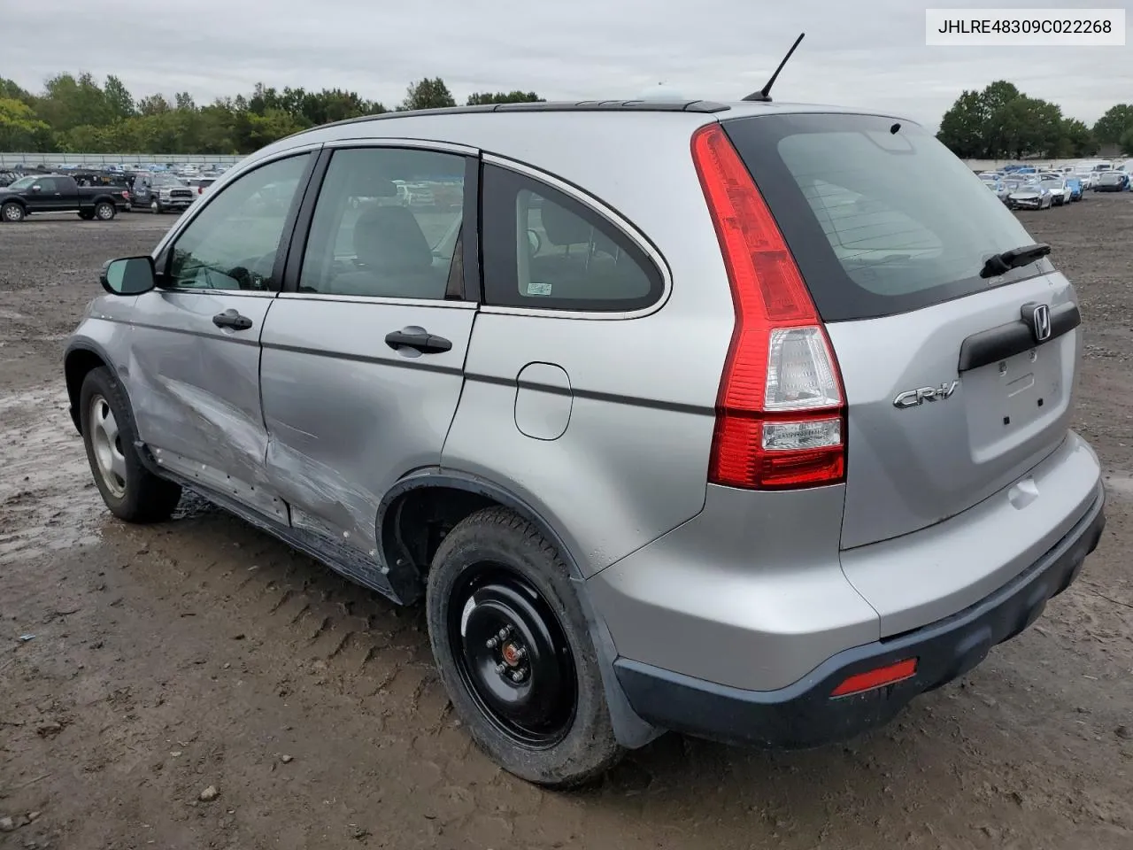 JHLRE48309C022268 2009 Honda Cr-V Lx