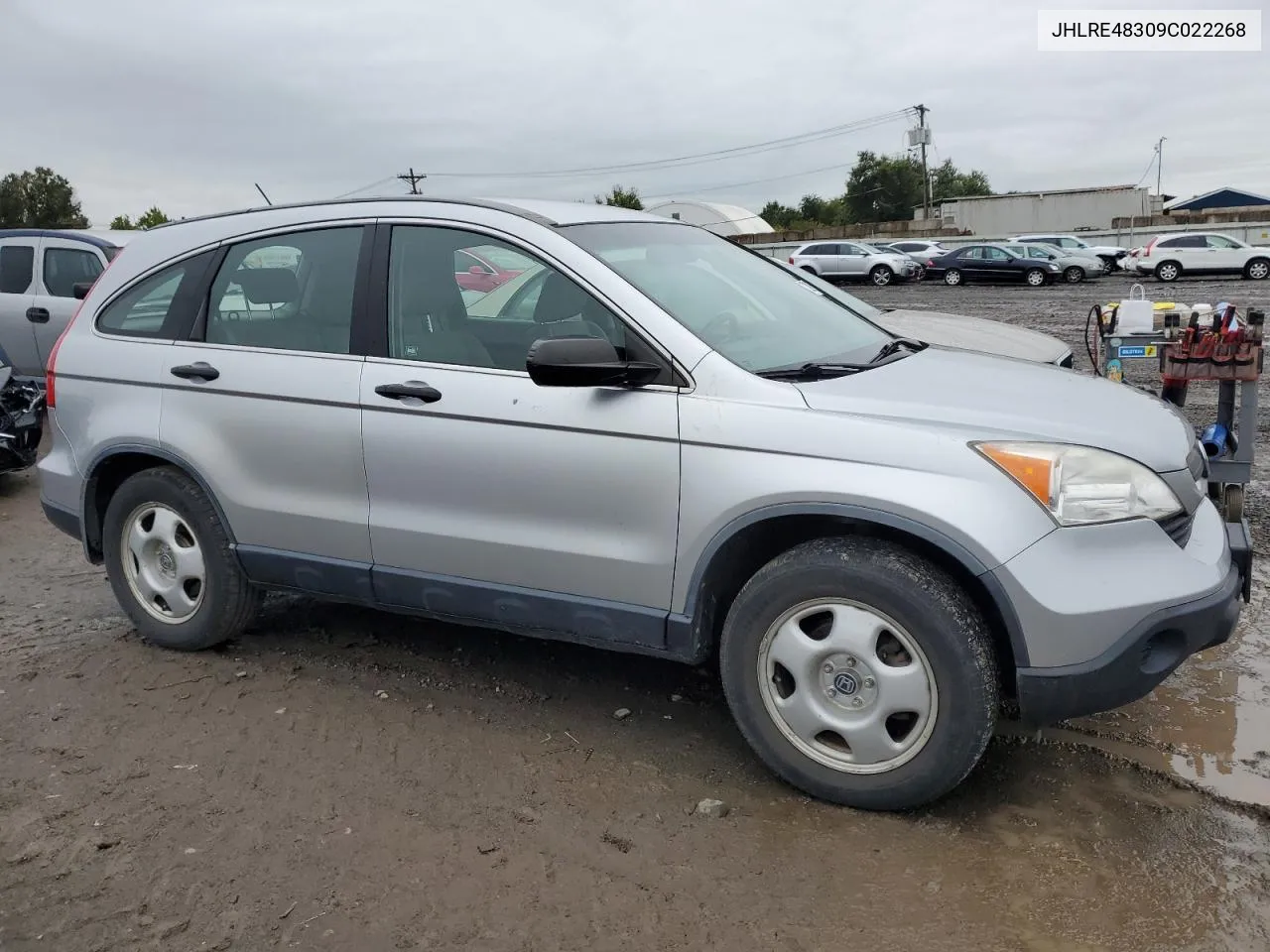 JHLRE48309C022268 2009 Honda Cr-V Lx