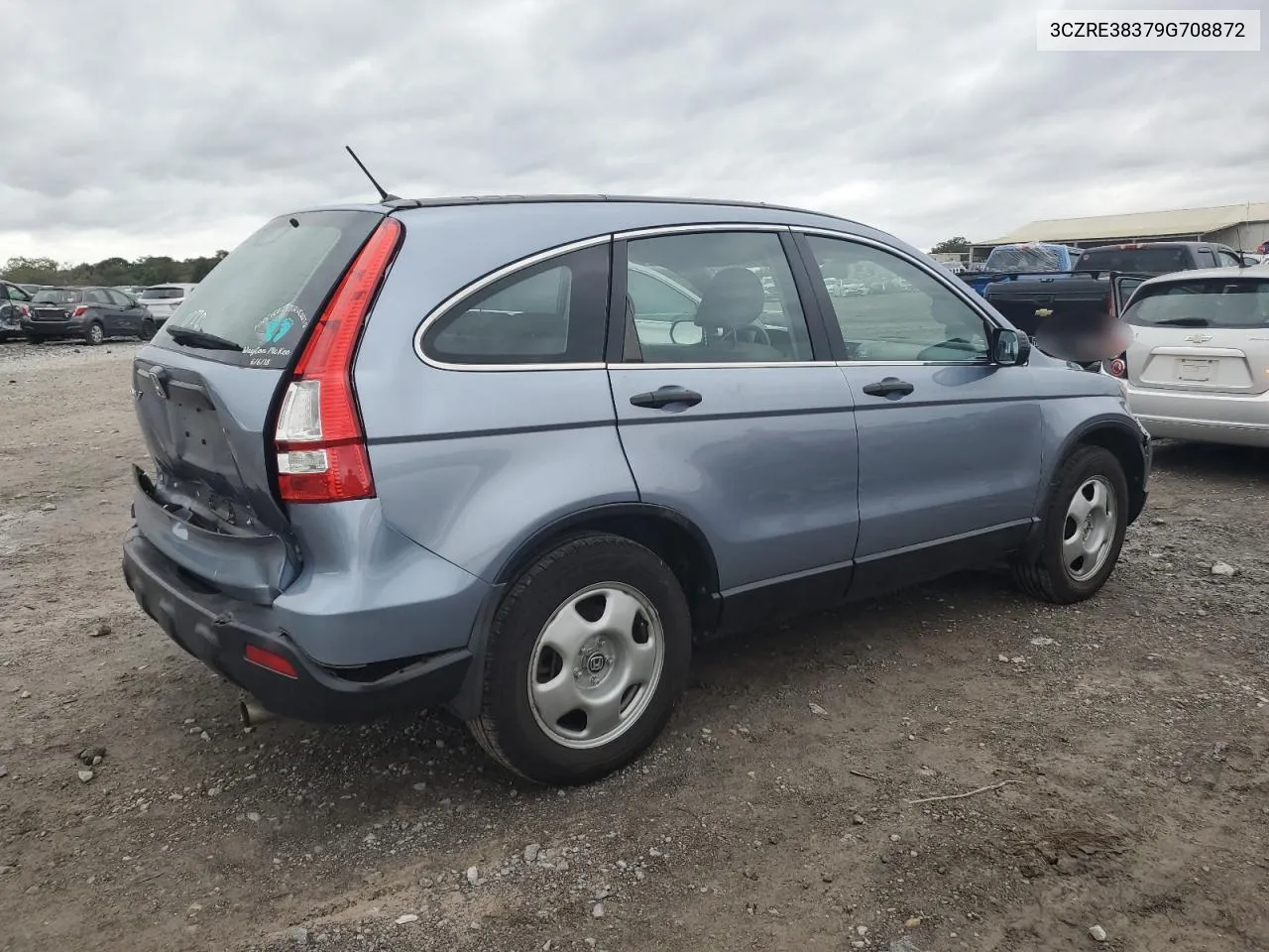 2009 Honda Cr-V Lx VIN: 3CZRE38379G708872 Lot: 73384144