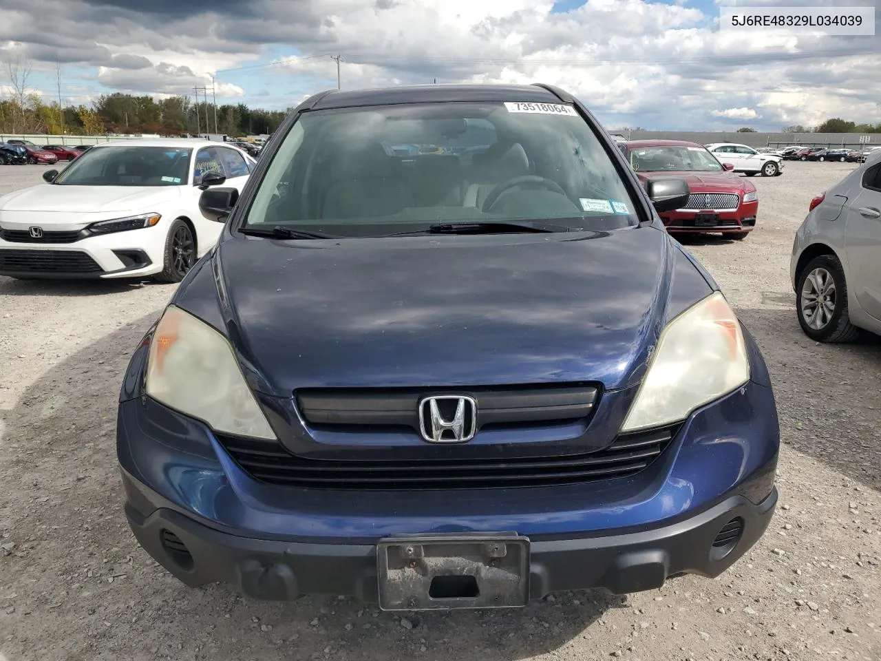 5J6RE48329L034039 2009 Honda Cr-V Lx