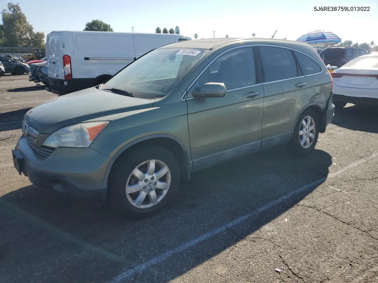 2009 Honda Cr-V Exl VIN: 5J6RE38759L013022 Lot: 73610394