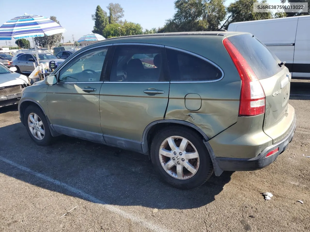 2009 Honda Cr-V Exl VIN: 5J6RE38759L013022 Lot: 73610394