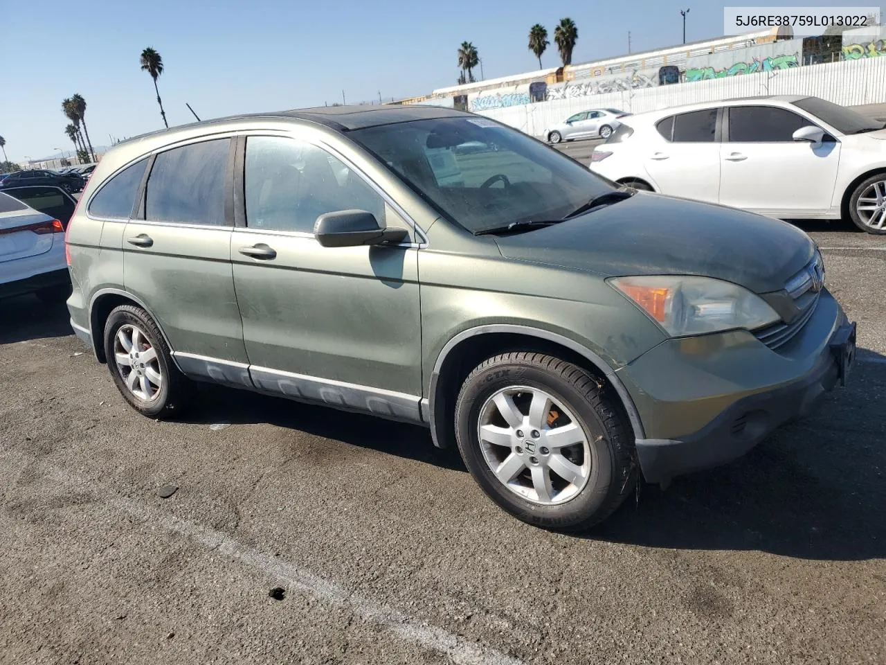 5J6RE38759L013022 2009 Honda Cr-V Exl