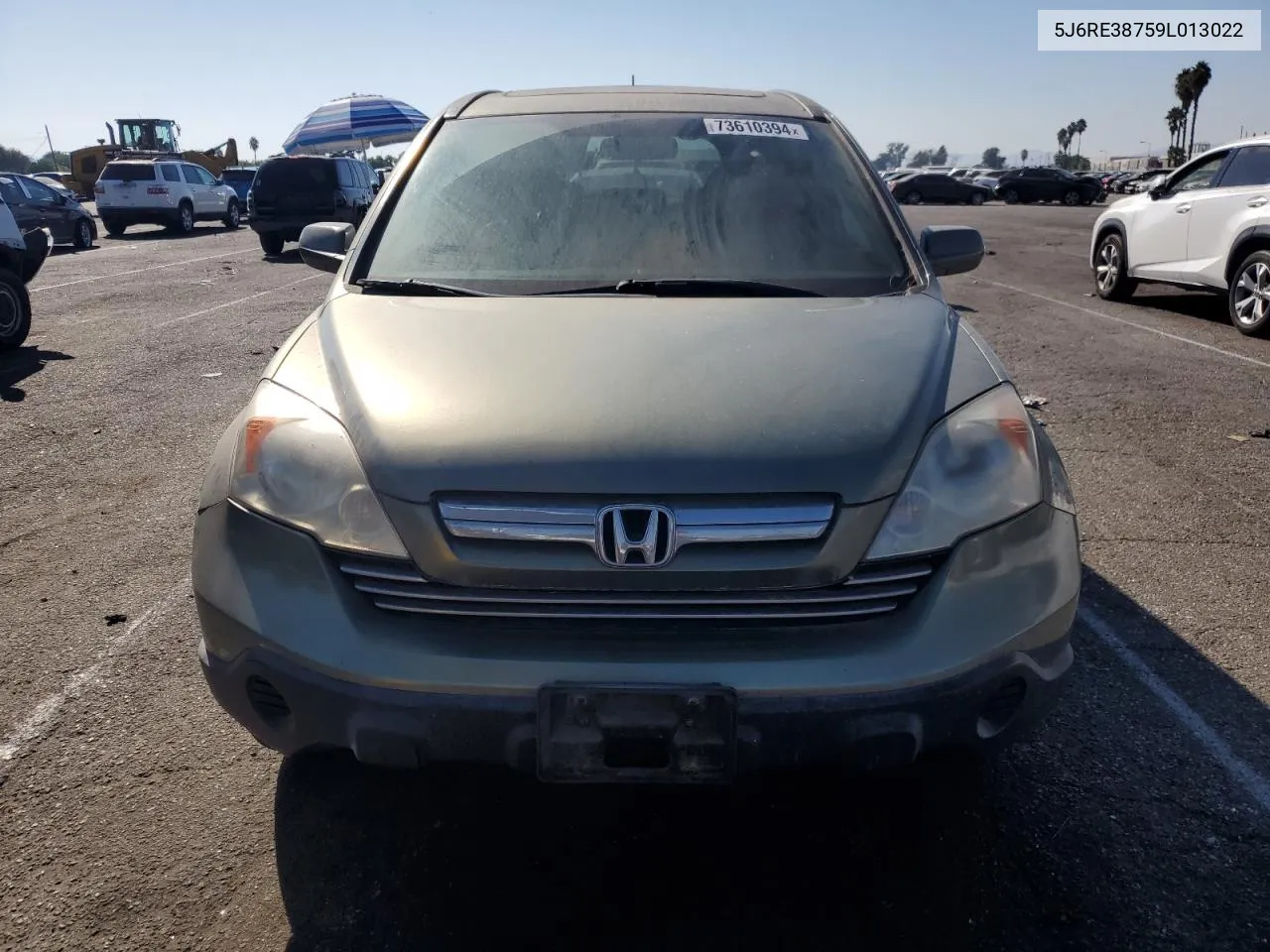 5J6RE38759L013022 2009 Honda Cr-V Exl