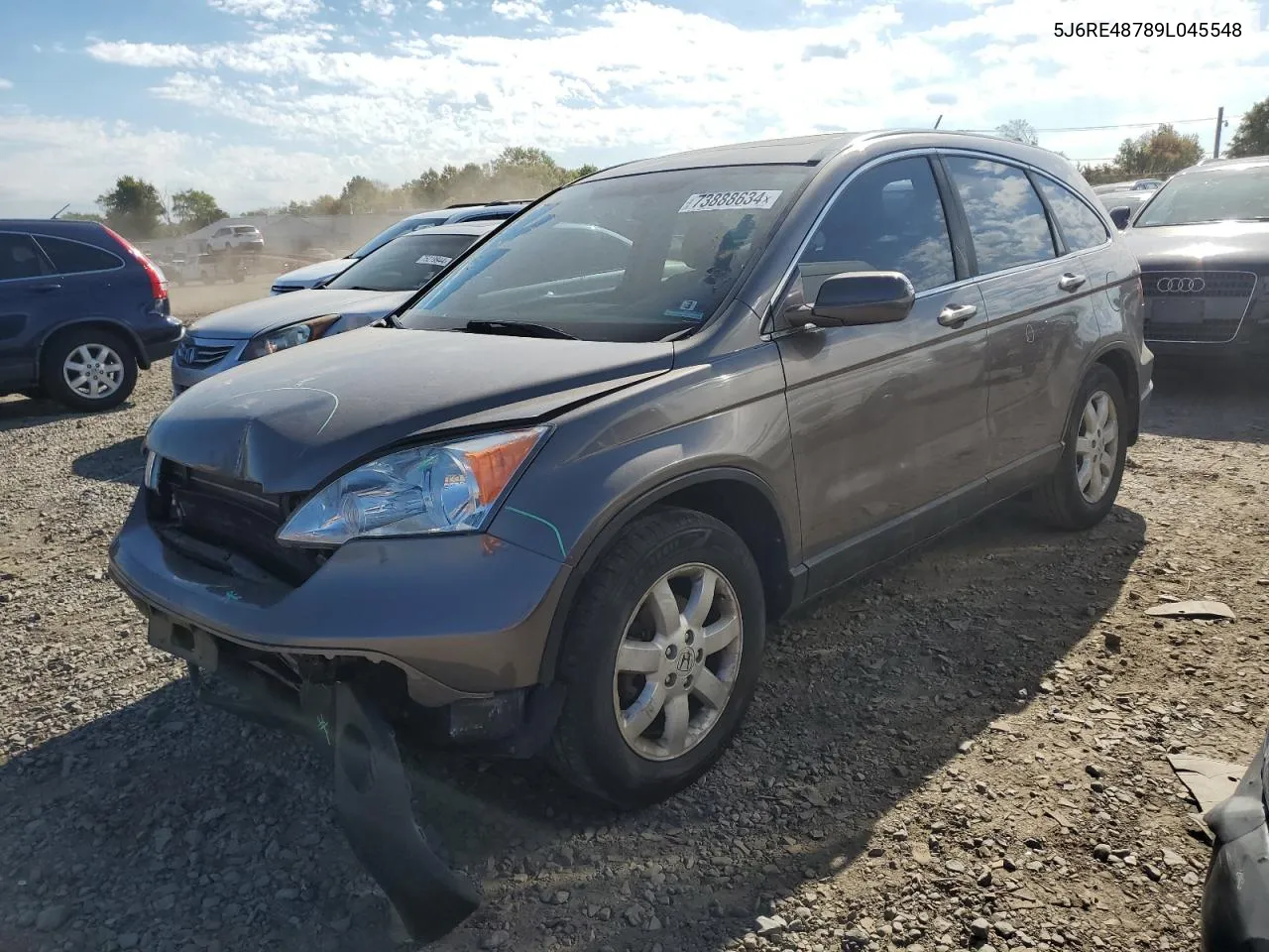 2009 Honda Cr-V Exl VIN: 5J6RE48789L045548 Lot: 73888634