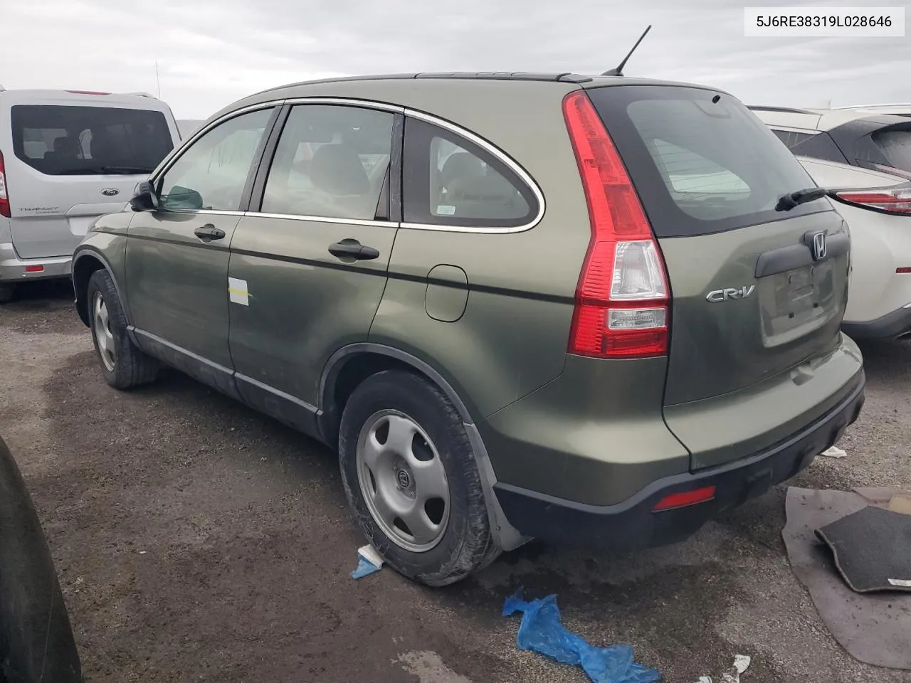 2009 Honda Cr-V Lx VIN: 5J6RE38319L028646 Lot: 73921924