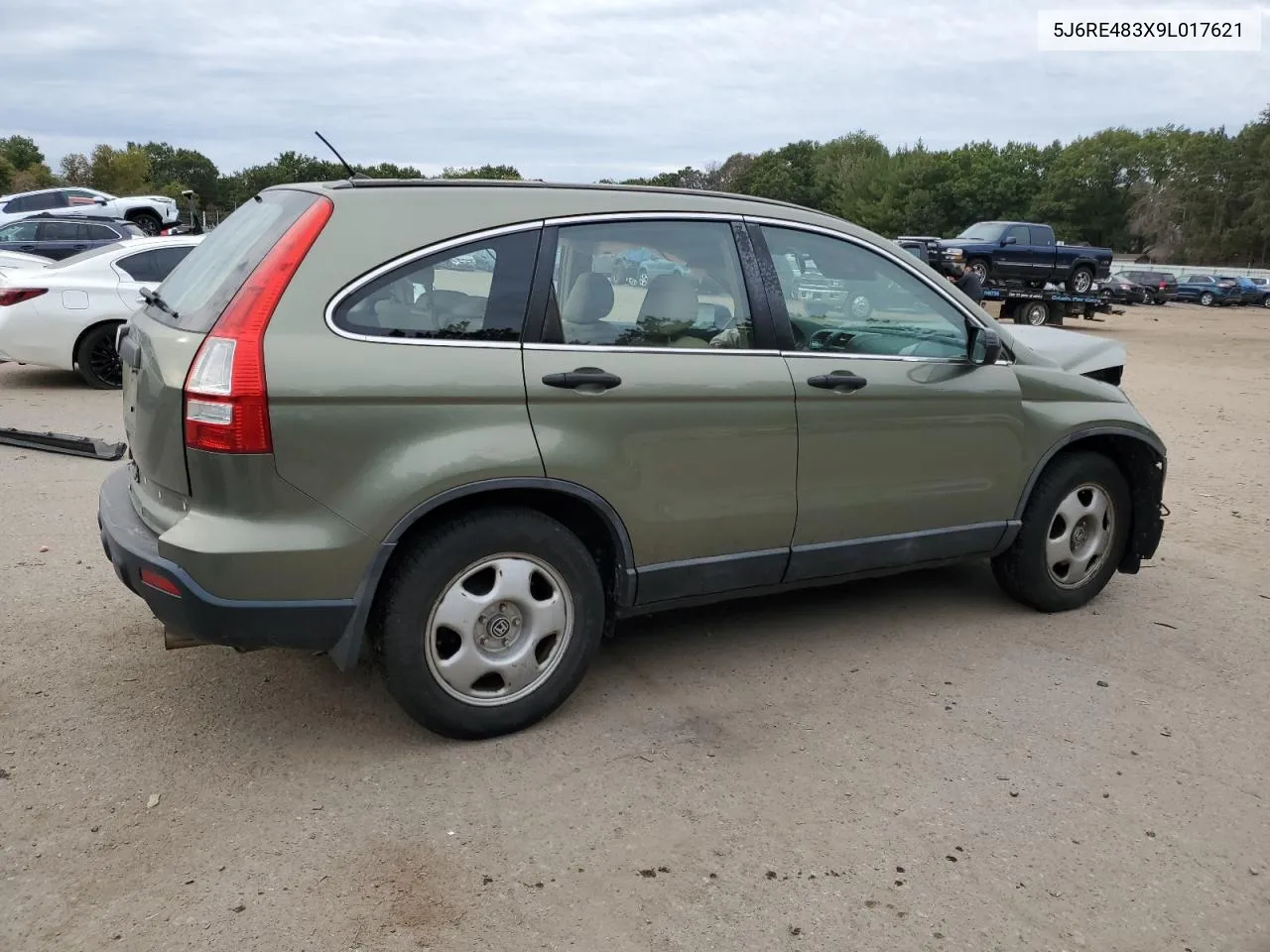 2009 Honda Cr-V Lx VIN: 5J6RE483X9L017621 Lot: 74009974