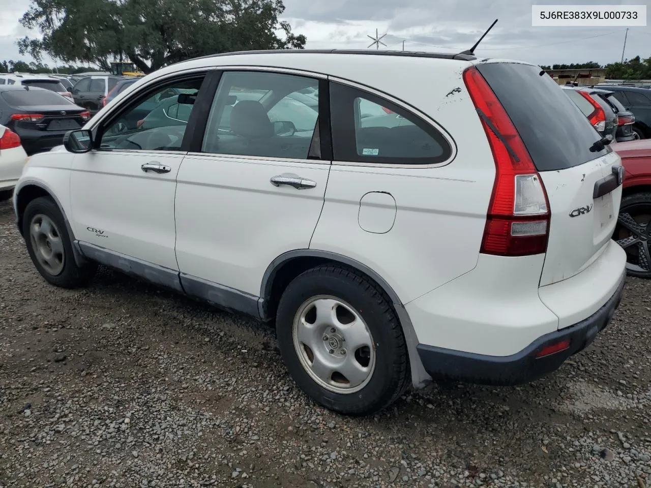 2009 Honda Cr-V Lx VIN: 5J6RE383X9L000733 Lot: 74027644