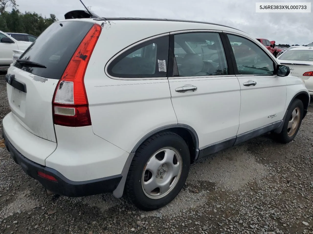 2009 Honda Cr-V Lx VIN: 5J6RE383X9L000733 Lot: 74027644