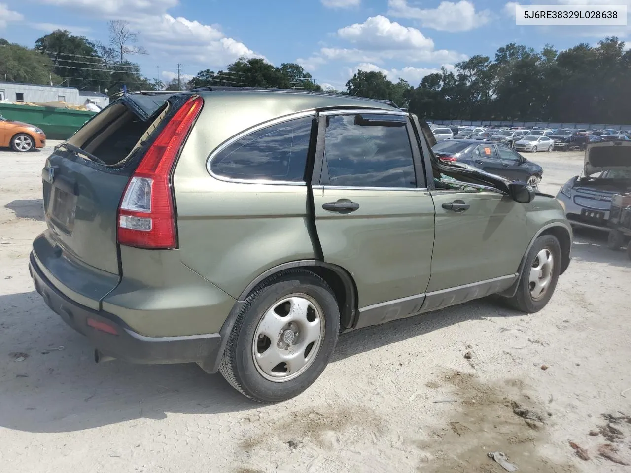 2009 Honda Cr-V Lx VIN: 5J6RE38329L028638 Lot: 74357844