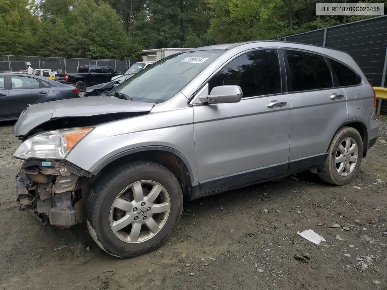 JHLRE48709C023455 2009 Honda Cr-V Exl