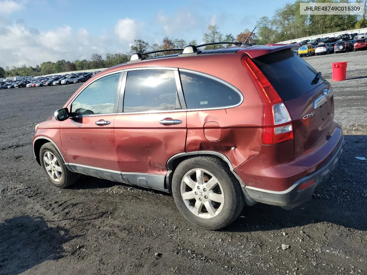 JHLRE48749C015309 2009 Honda Cr-V Exl