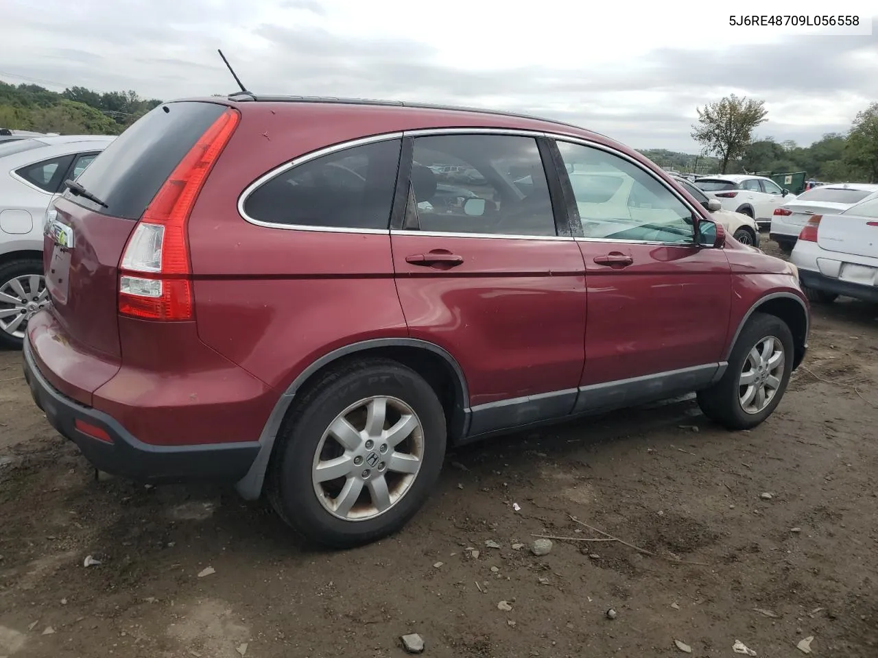 5J6RE48709L056558 2009 Honda Cr-V Exl