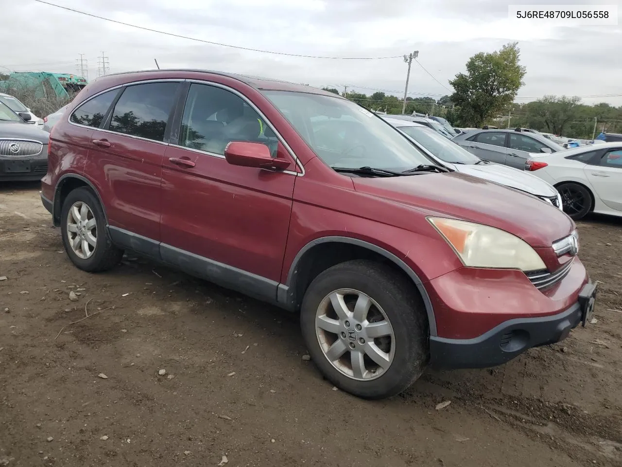 5J6RE48709L056558 2009 Honda Cr-V Exl