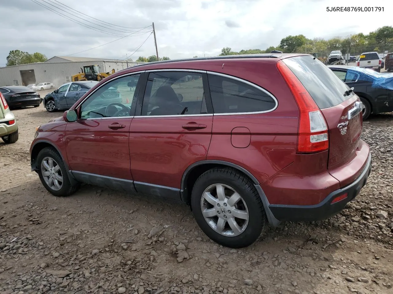 2009 Honda Cr-V Exl VIN: 5J6RE48769L001791 Lot: 74507094