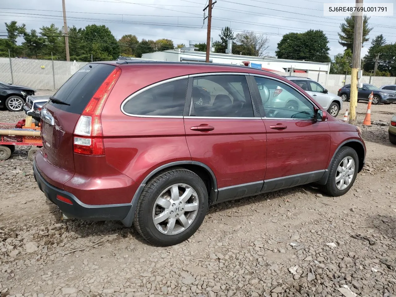 2009 Honda Cr-V Exl VIN: 5J6RE48769L001791 Lot: 74507094